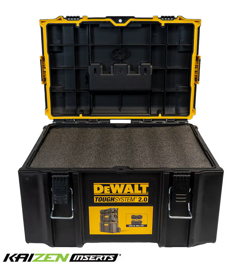 DeWalt TOUGHSYSTEM 2.0 Large Tool Box | Kaizen Inserts | Kaizen Foam |