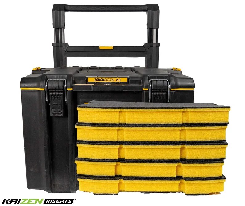 DeWalt TOUGHSYSTEM™ 2.0 24 in. Mobile Tool Box - DWST08450 | Kaizen Inserts | Kaizen Foam |