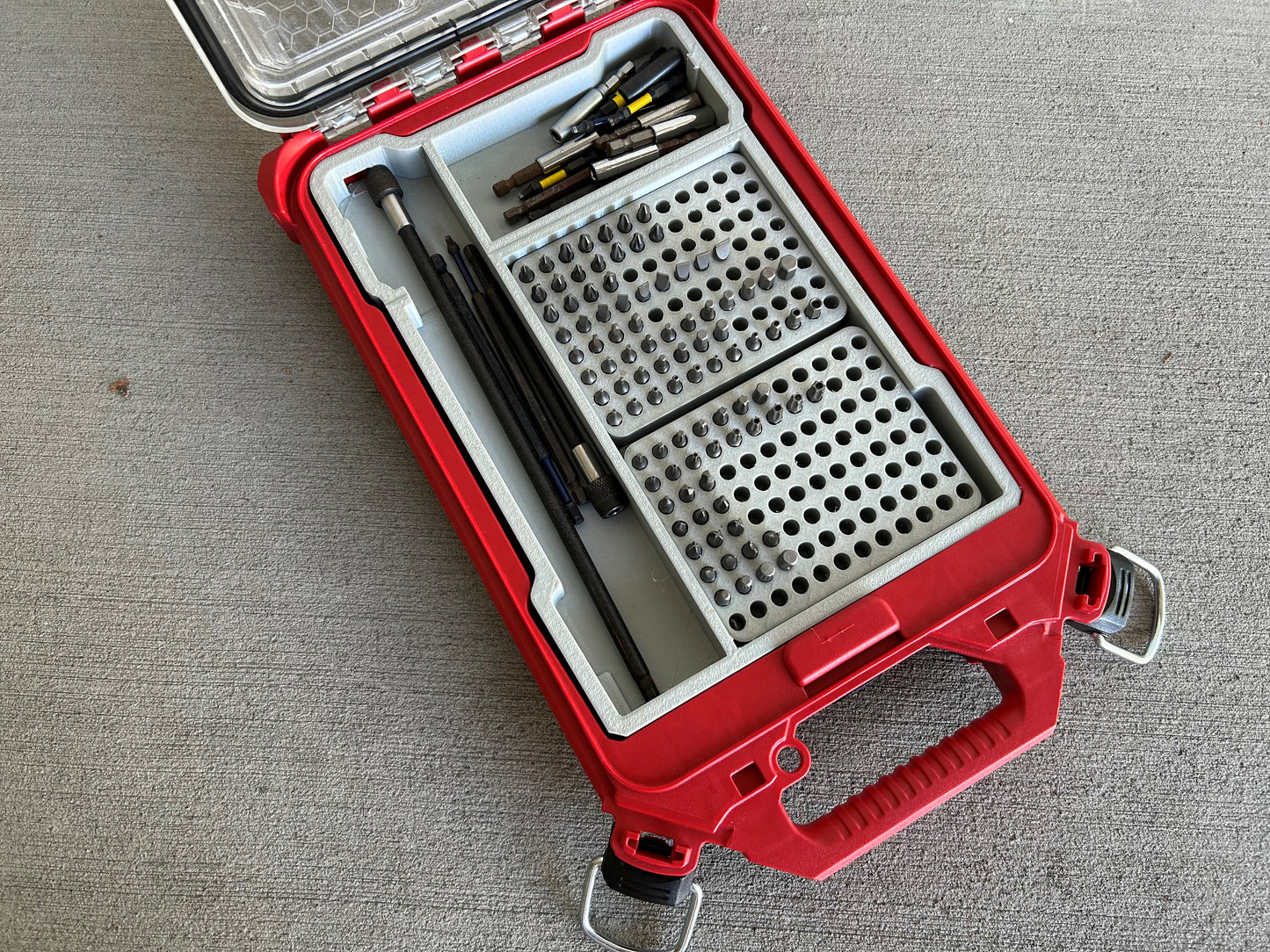 Driver Bits Insert for Low-Profile Compact Organizer