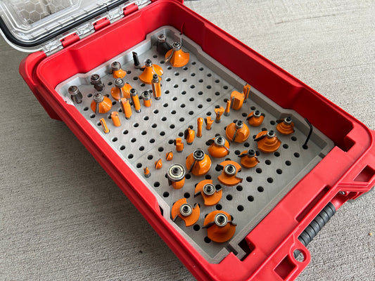 Router Bits Insert for Compact Organizer