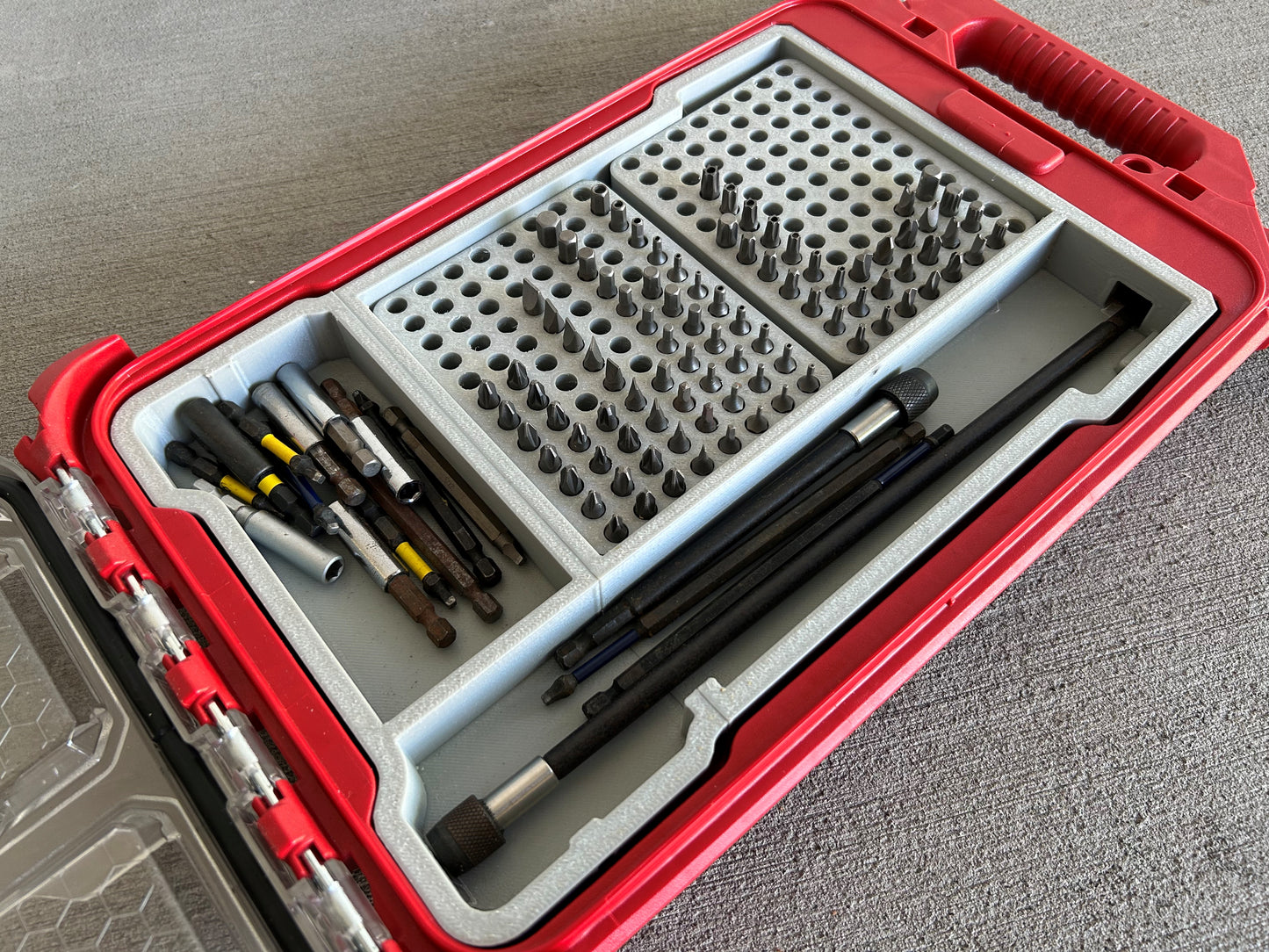 Driver Bits Insert for Low-Profile Compact Organizer