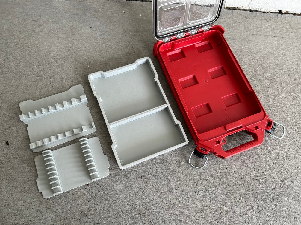 Drill Bits Insert for Low-Profile Compact Organizer