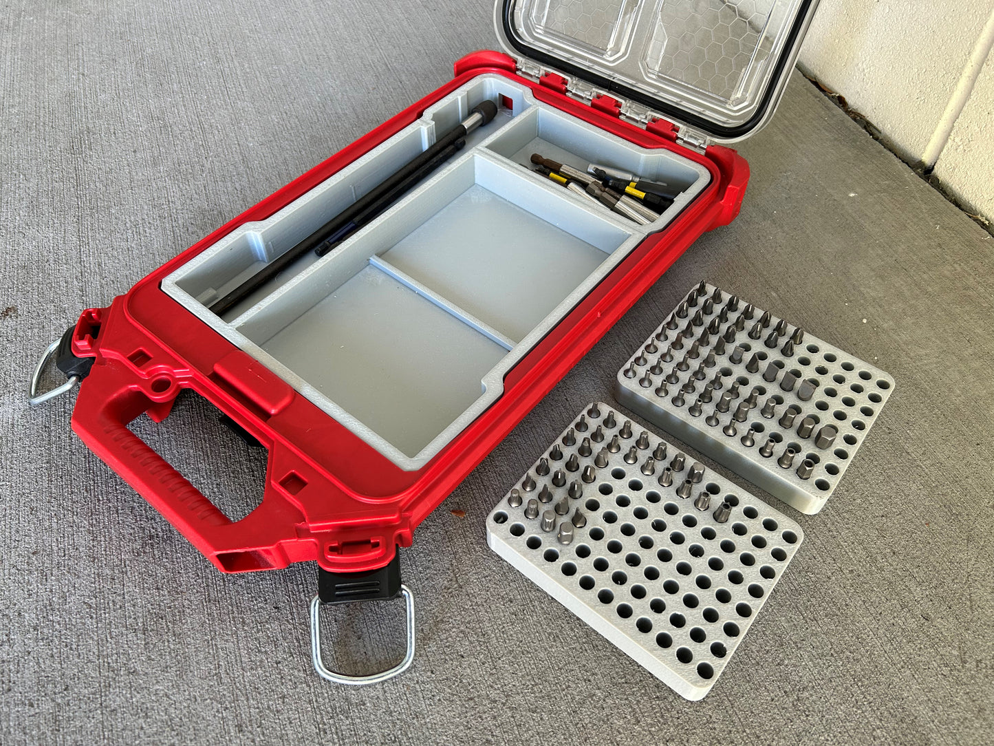 Driver Bits Insert for Low-Profile Compact Organizer