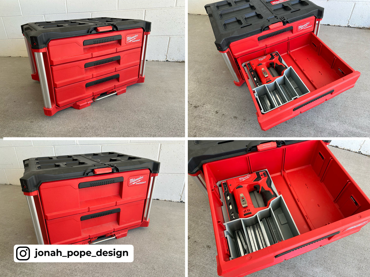 PACKOUT™ Drawer Insert for M12™ 3/8" Crown Stapler