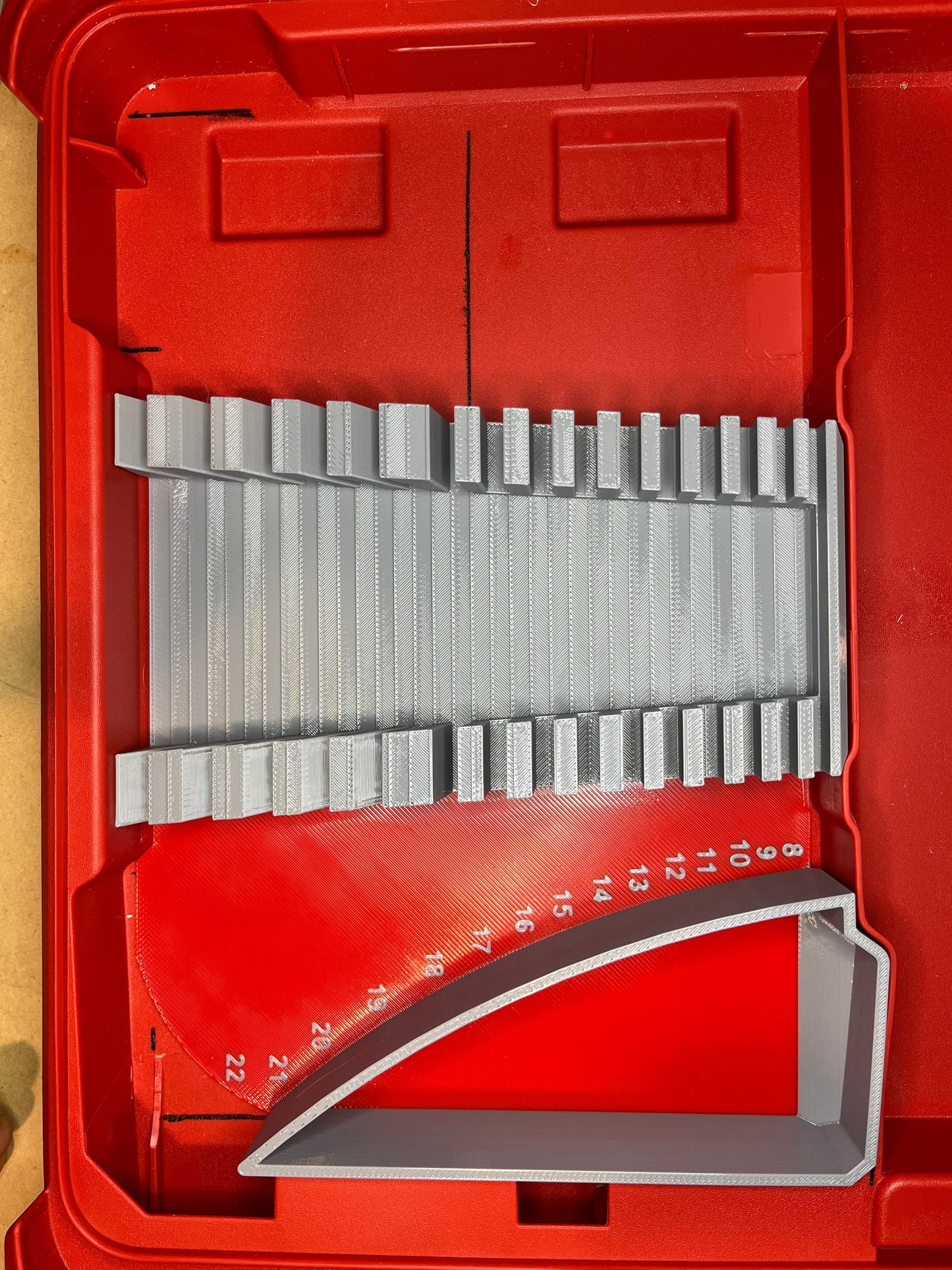 Metric Combination Wrench + Tray Packout Insert (OEW-Mt)