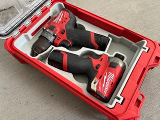 M12 FUEL™ Drill (Gen 2) and SURGE™ Driver Insert for Compact Organizer