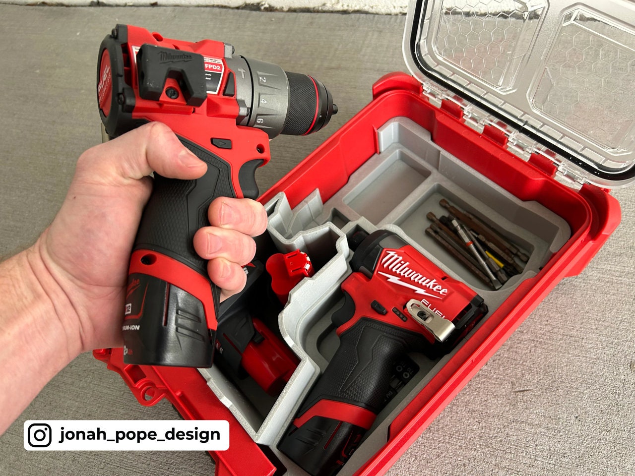 PACKOUT™️ Compact Organizer Insert for M12 FUEL™ Drill and Impact Driver (Gen 3)