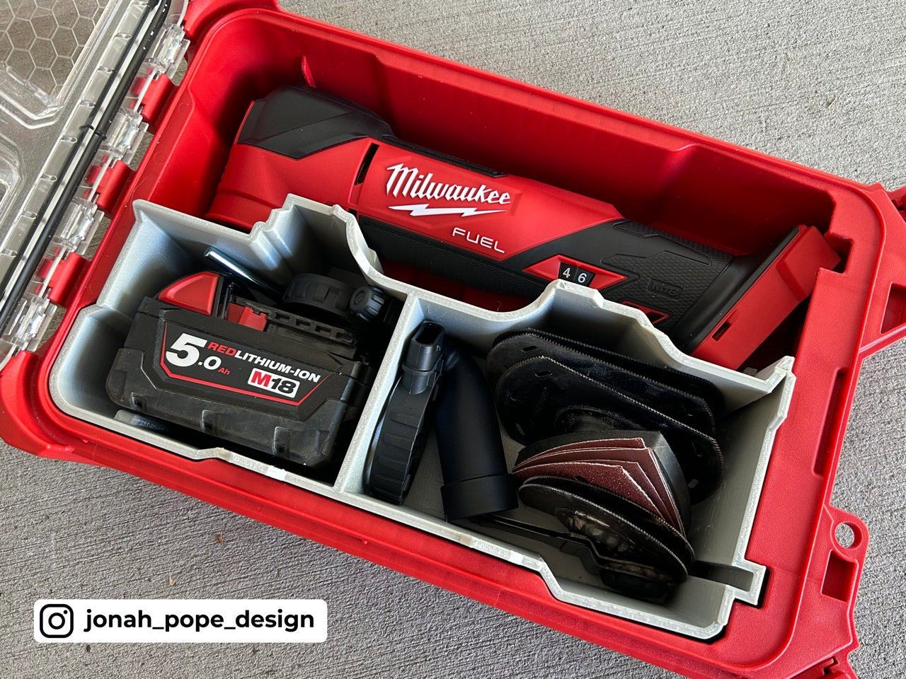 PACKOUT™️ Compact Organizer Insert for M18 FUEL™ Oscillating Multi-Tool