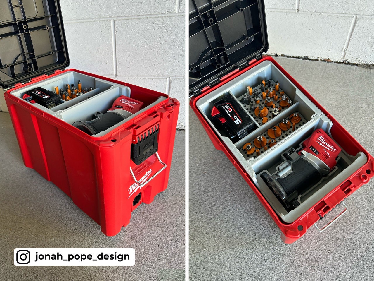 PACKOUT™ Compact Tool Box Insert for M18 FUEL™ Compact Router