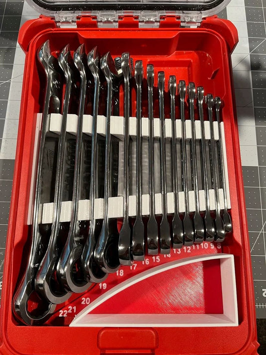 Packout Insert for Metric Ratcheting Combination Wrench Set + Tray (RCW-Mt)